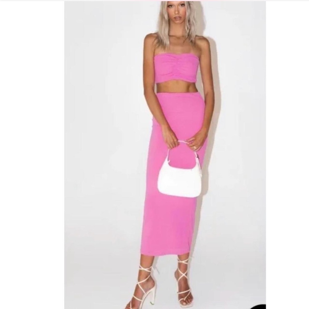 Pink maxi skirt set from Princess Polly 🩷